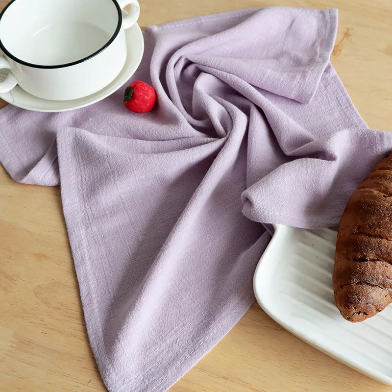 Cotton Linen Cloth Napkins Reusable