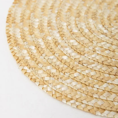 Table Placemat Hand-woven Straw Braided