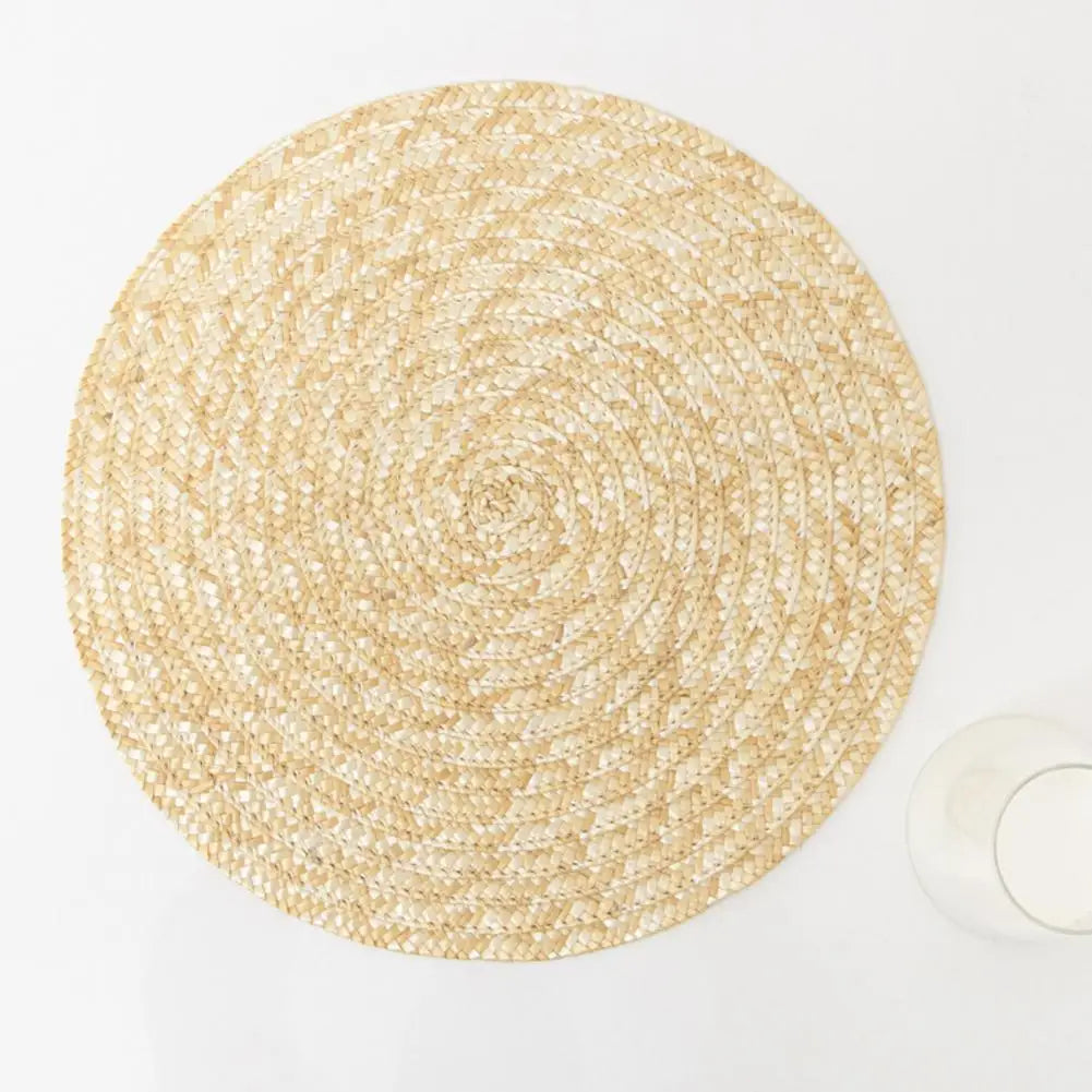 Table Placemat Hand-woven Straw Braided